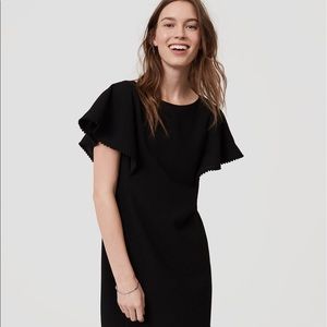 Loft Pom Pom Flutter Dress
